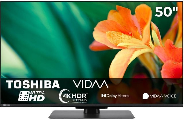 Toshiba LED TV 50UV6F68DA in Schwarz - Bild 1