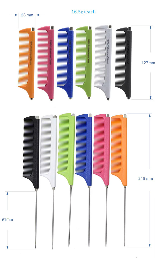 BARBERTOP Haarfärbekamm, feinzahnig, einziehbar, zerlegbar - Bild 2