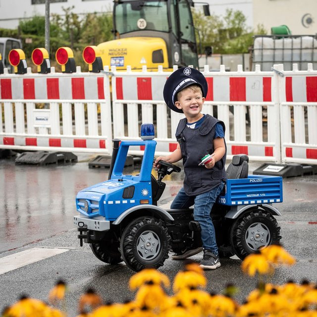 Rolly Toys rollyUnimog Polizei, Tretfahrzeug, ab 3 Jahre - Bild 1