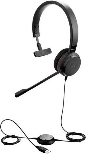 Jabra Evolve 20 Special Edition MS On-Ear Headset kabelgebunden Mono Schwarz mit Mikrofon-Rauschunterdrückung - Bild 2