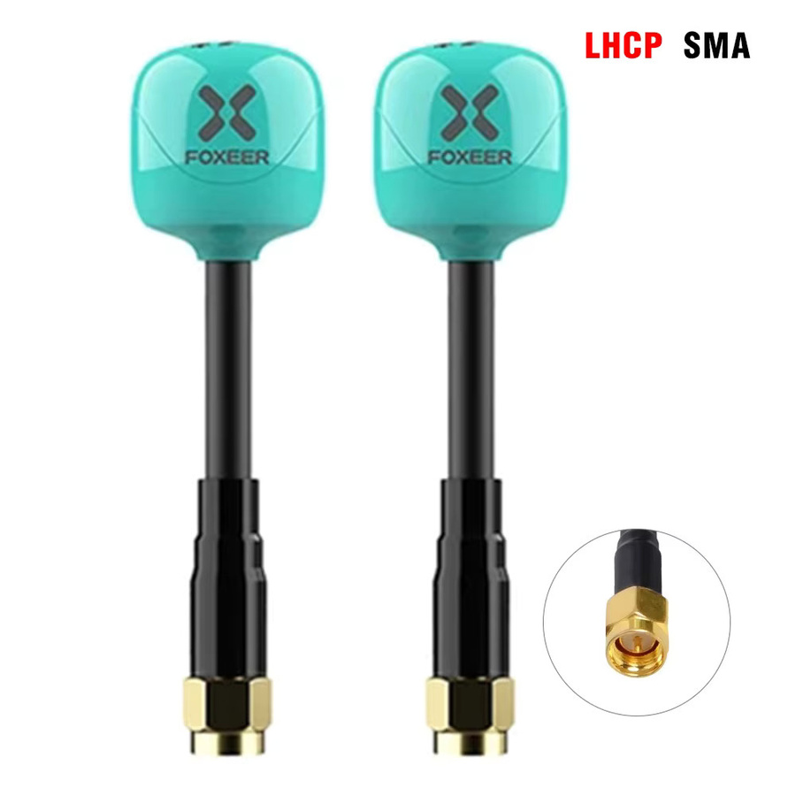 2 Stück Foxeer Lollipop 4 Plus 5,8 GHz 2,6 dBi FPV Antennen für RC Quadcopter mit SMA MMCX UFL Anschluss (RHCP/LHCP) - Bild 2