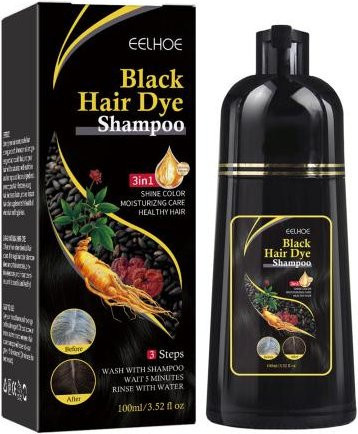 Dear Makeup 3-in-1 Haarfärbe-Shampoo, Haarschwarz, 100 ml - Bild 1