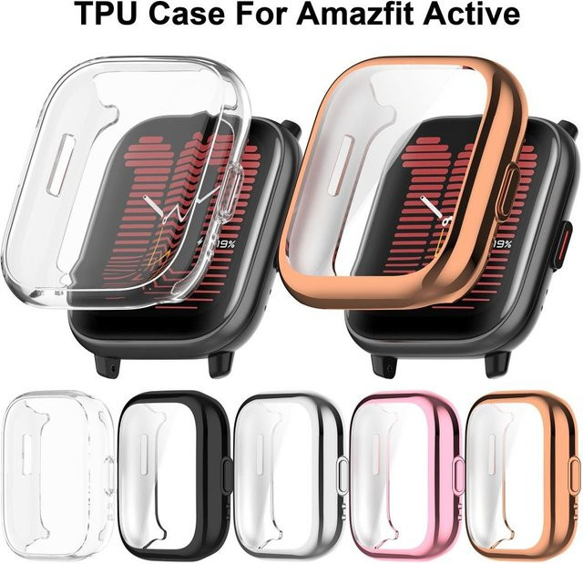 Amazfit Schutzhülle TPU, Roségold, transparent - Bild 1