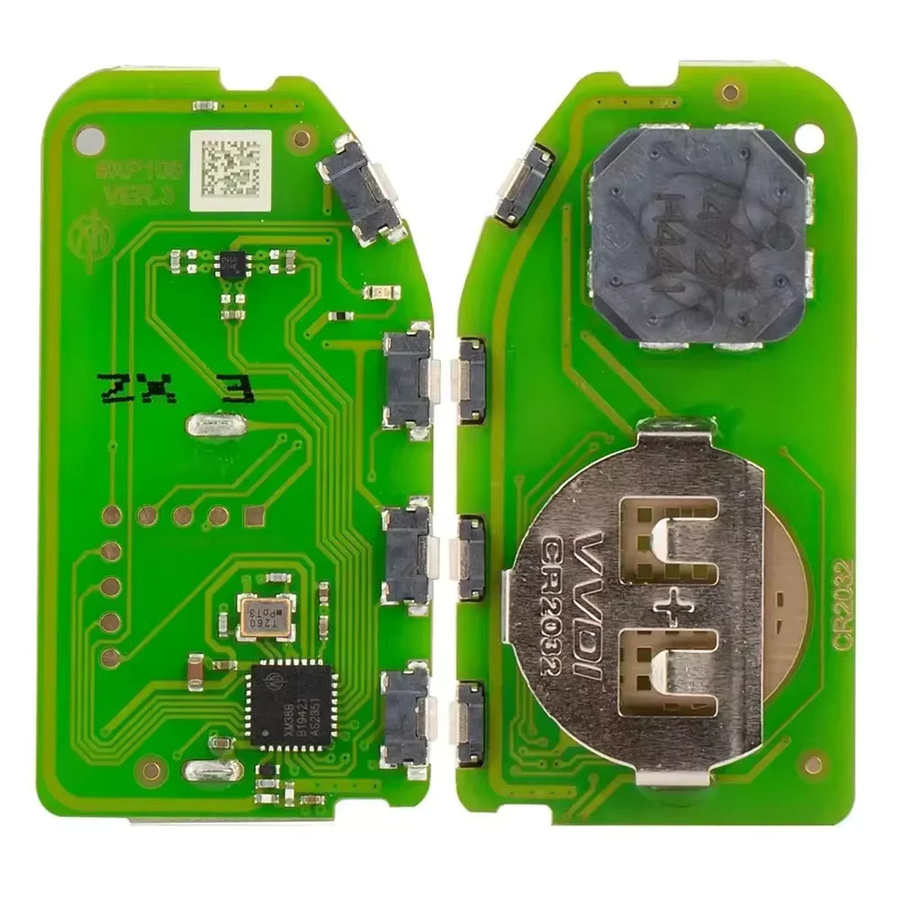 Xhorse XZKA82EN Universal PCB Board für Hyundai Kia Smart Key VVDI Fernbedienung mit 3/4 Tasten und Schlüsselgehäuse - Bild 2