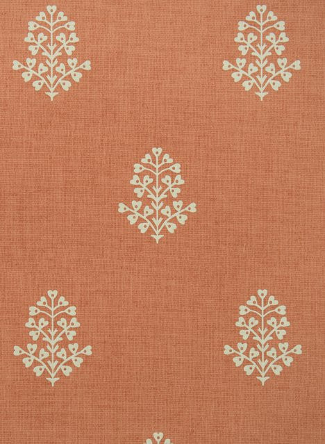 Andrew Martin Tapete Cow Parsley in Clementine mit floralem Design - Bild 1