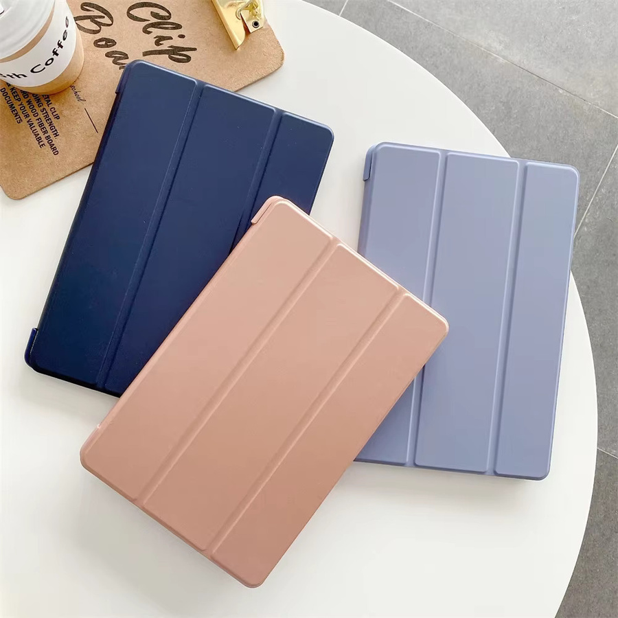 Samsung Smart Case Trifold Soft Back Stand Tablet Abdeckung in Blau für Galaxy Tab A9 Plus, S7, S8, S9, S7FE, S6 Lite und A7, A8 - Bild 4