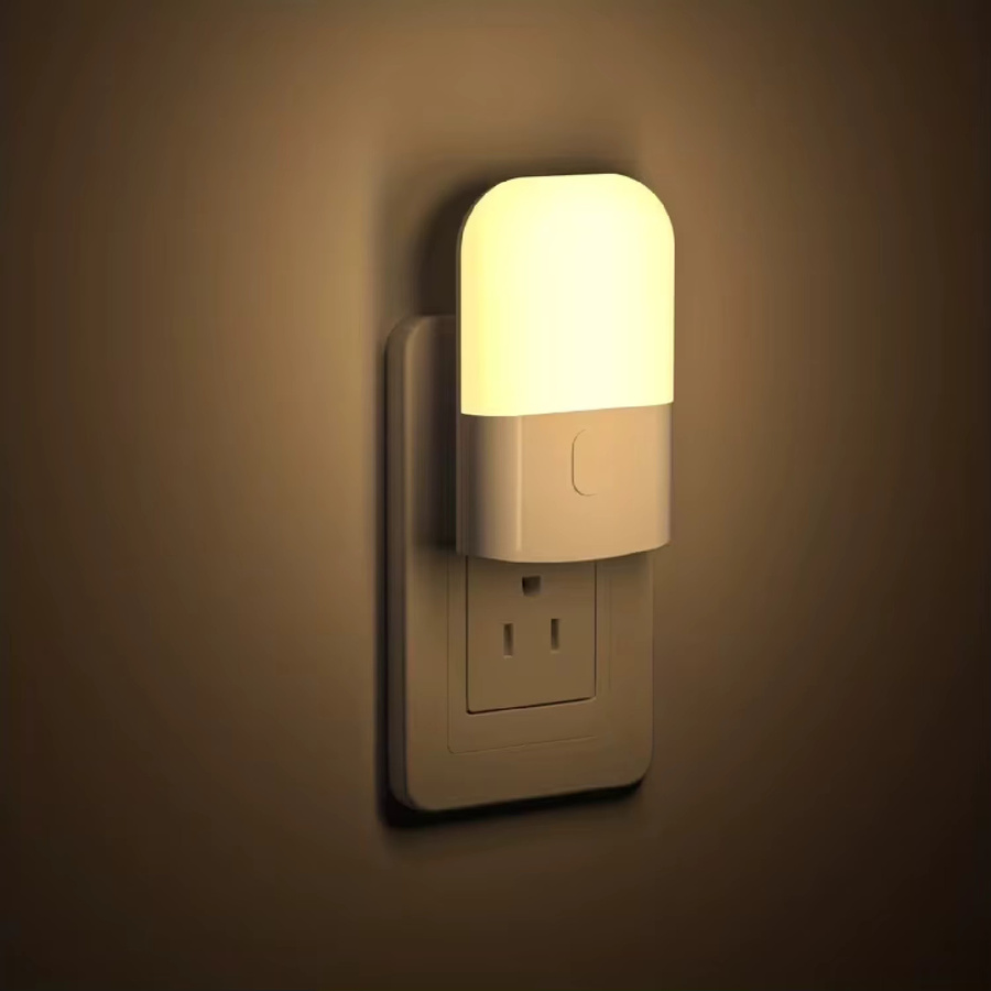 Ouelico LED-Nachtlicht mit Dämmerungssensor, Plug-in Wandleuchte in Warmweiß - Bild 2