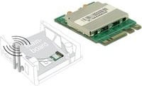 Delock M.2 Key A+E Netzwerkadapter mit WLAN 11ac und Bluetooth 4.0 - Bild 1