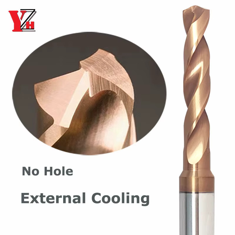 YZH Hartmetall-Spiralbohrer aus Wolframstahl mit externer Kühlung für CNC-Werkzeugmaschinen, Durchmesser: 2,23 mm bis 4,14 mm - Bild 2