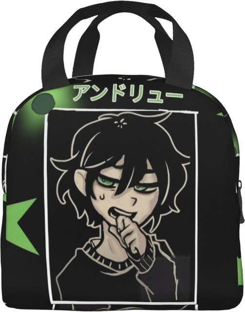 Isolierte Lunchtasche Andy und Leyley Spiele von Fancy Style Studio in Schwarz - Bild 1