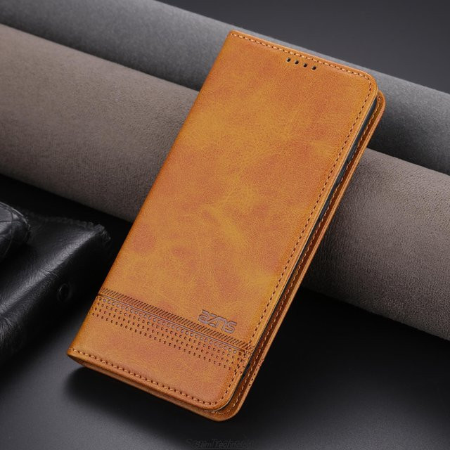 Only Case Deluxe Leder-Flipcover mit magnetischer Adsorption für OPPO A94 5G und OPPO A95 5G in Braun - Bild 1