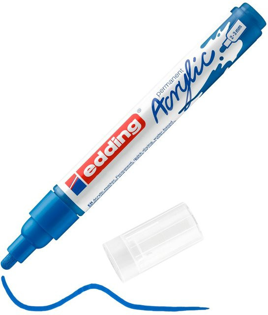 edding 5100 Acrylmarker Mittel in Enzianblau - Bild 1