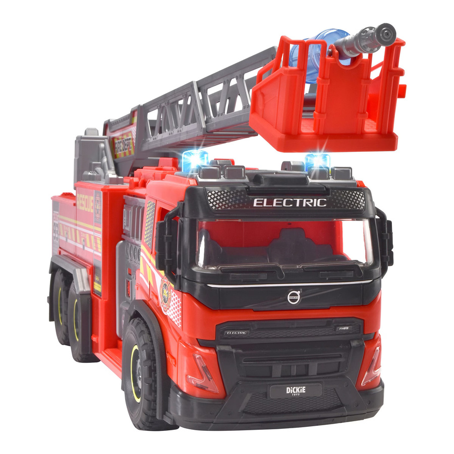 Dickie Toys Feuerwehr Giant Fire Truck Volvo, Einsatzfahrzeug, 1:16, ab 3 Jahren - Bild 2