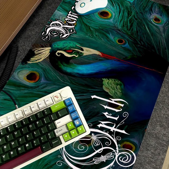Zauberin Mauspad XXL Schreibtischunterlage mit HD Art Design, rutschfest, B/T: 90 x 40 cm, schwarz/mehrfarbig - Bild 1