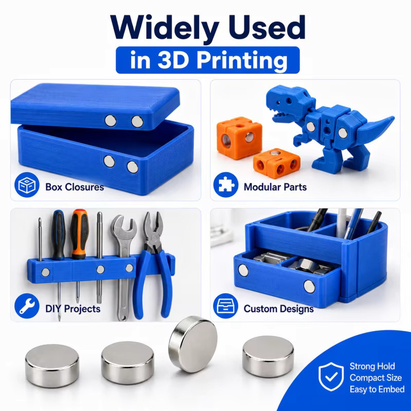 3D-Druckwerkzeug-Set mit Neodym-Magnetscheiben in 10 Größen für Bambu Lab FDM-Drucker - Bild 5