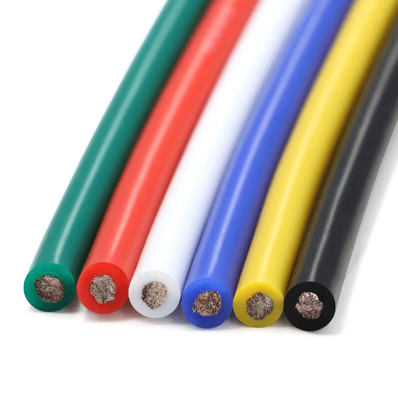 Flexibles Silikonkabel aus Kupfer für Hochtemperatur-Anwendungen, gelb, 30AWG bis 8AWG, Länge 3m bis 10m - Bild 5