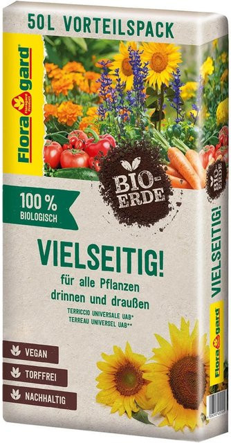 Floragard Bio-Universalerde torffrei 50 l - Bild 1