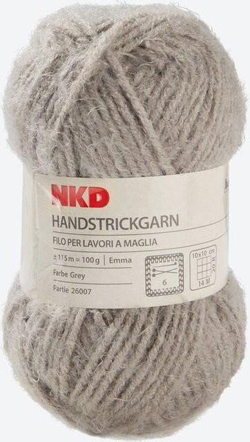 Handstrickgarn NKD-EMMA in Grau, 115 m - Bild 1