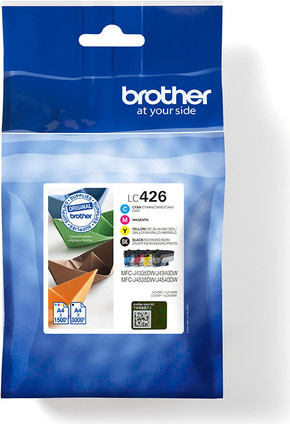 Brother LC426VAL Tintenpatronen Value Pack, 4er-Set in Schwarz, Cyan, Magenta und Gelb für Inkjet-Drucker - Bild 1