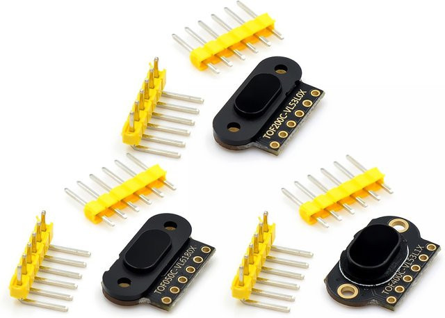 TOF Laser-Entfernungssensor Modul VL6180/VL53L0X/VL53L1X in Schwarz für Arduino und STM32 mit IIC-Schnittstelle - Bild 1