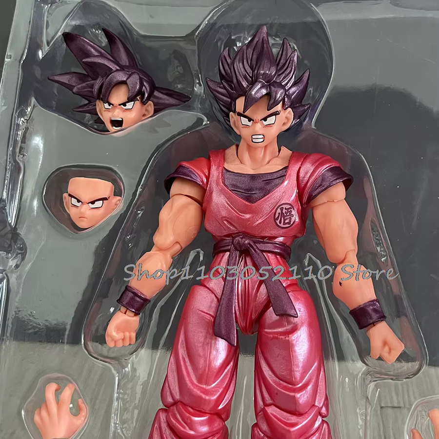 S.H.Figuarts Dragon Ball Z Son Goku Kaiouken Black Wukong Actionfigur, Schwarz, ab 3 Jahren - Bild 2
