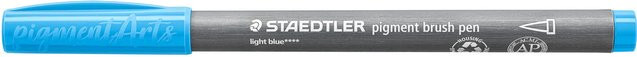 Staedtler Pigment Brush Pen in Lichtblau - Bild 1