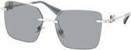 Dolce&Gabbana DG 2332B Sonnenbrille, randlos, quadratisch, Silber, Grau, Damen - Bild 1