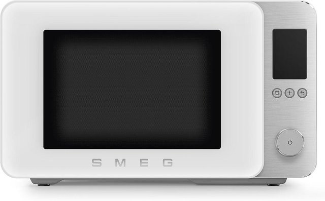 Smeg Mikrowelle MOC02WHMEU mit Grill- und Heißluftfunktion in Weiß - Bild 1