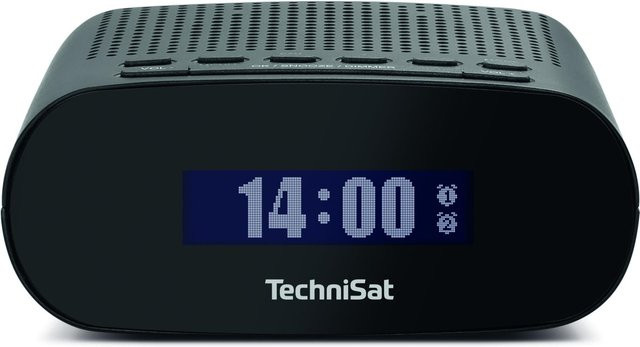 TechniSat TECHNIRADIO 50 Kompakter DAB+ und UKW Radiowecker mit Display in Schwarz - Bild 1