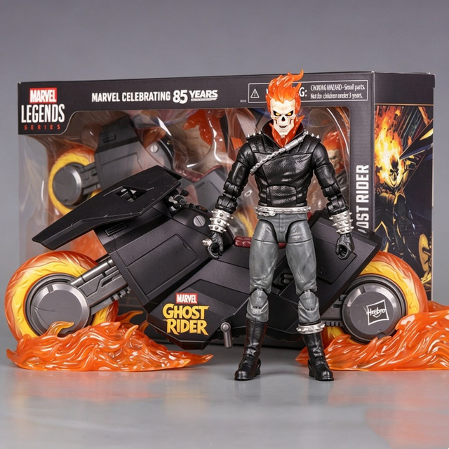 Hot Toys Marvel Ghost Rider und Motorrad-Kampfwagen, Actionfigur, ab 4 Jahren - Bild 1