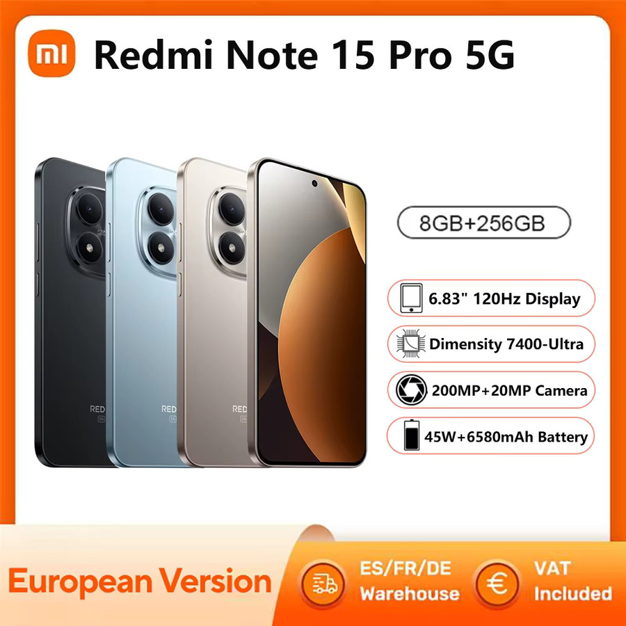 Xiaomi Redmi Note 15 Pro 5G Smartphone mit 256 GB Speicher, NFC und 6,83 Zoll Display in Glacier Blue - Bild 2