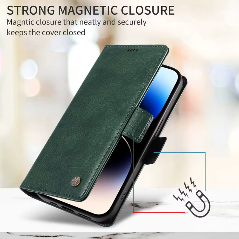 Luxuriöse Leder-Handyhülle für Honor Magic 4 5 6 7 Pro 8 Lite Magic8 8Lite Magic7 als magnetische Flip-Brieftasche in Blau - Bild 4