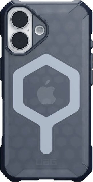 Urban Armor Gear Essential Armor MagSafe Schutzhülle für Apple iPhone 17 in Blau und Transparent - Bild 1