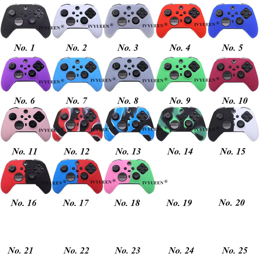 IVYUEEN Anti-Rutsch-Silikonhülle für Xbox Elite Series 2 S2 Core Controller in MixColor - Bild 2