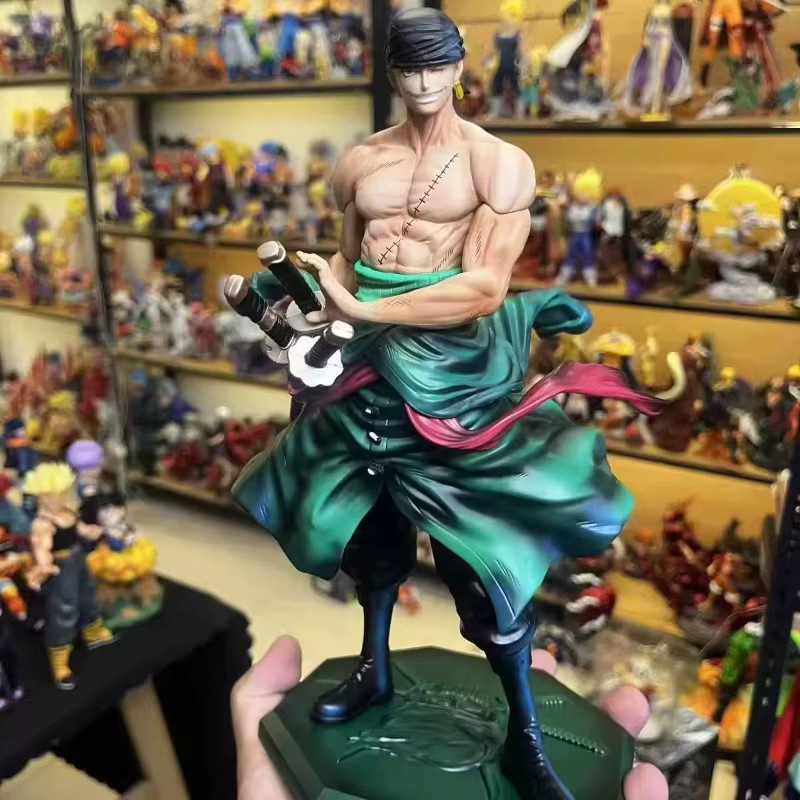 Bandai One Piece Jinshan Zoro Actionfigur, 26cm, mit Sockel - Bild 4