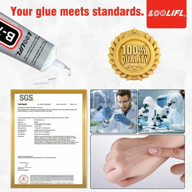 LOOLIFL B7000 Epoxidharzkleber transparent für DIY, Elektronik und Nagelkunst - Bild 1