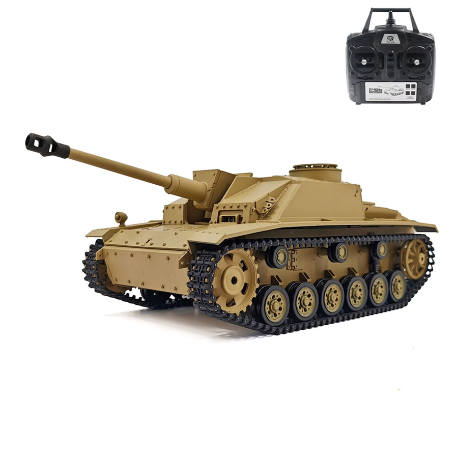 Henglong Stug III Panzer, RC Militärmodell, 1:16, mit Soundeffekten - Bild 2