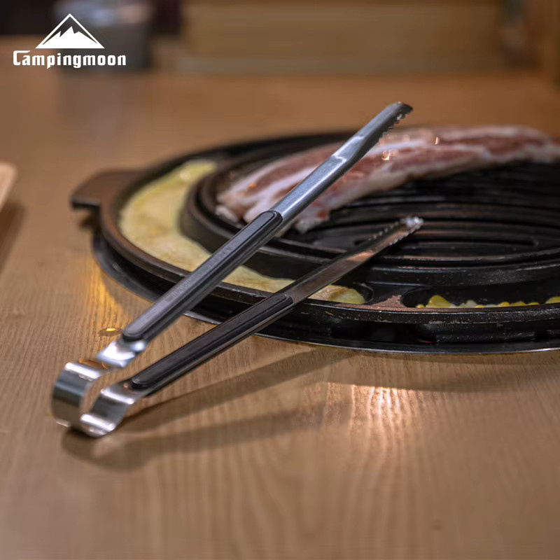 Campingmoon Edelstahl Grillclip in Silber zum Schutz vor Verbrennungen für Camping und Grillen - Bild 2