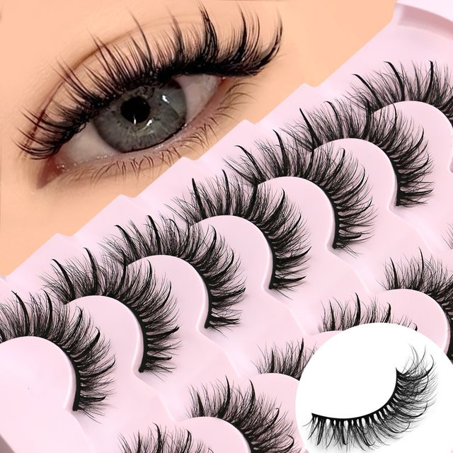 Lasvirey Künstliche Wimpern, 5D Manga, Natürlich, Unisex - Bild 1