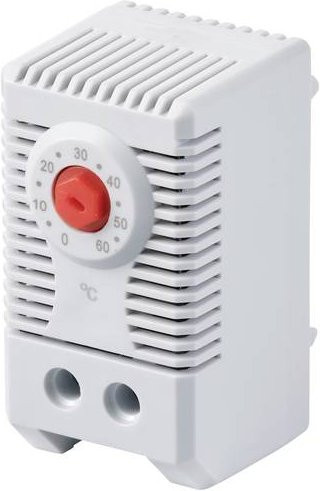 TRU COMPONENTS Thermostat TC-FKO011NC mit 1 Öffner, Weiß, L x B x H: 60 x 33 x 43 mm - Bild 1