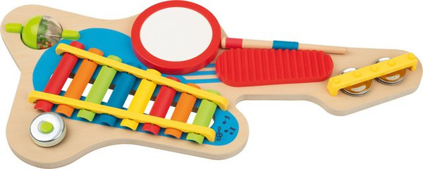 LUPILU Musikinstrument 6-in-1 Xylophon-Piano Trommeltisch ab 1 Jahr