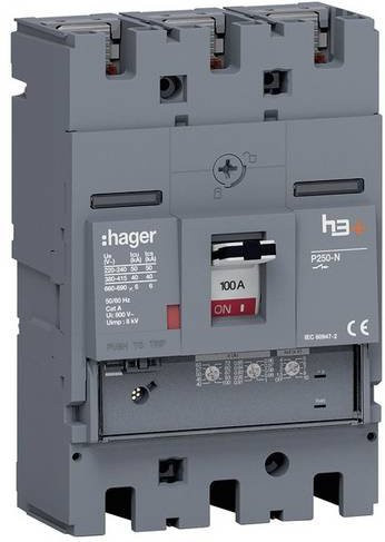 Hager HNT100GR Leitungsschutzschalter MCB Grau 100 A - Bild 1