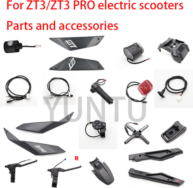 Segway ZT3 Pro Zubehör-Set mit Front- und Rücklichtschalter, dekorativer Abdeckung und Verbindungskabeln - Bild 1