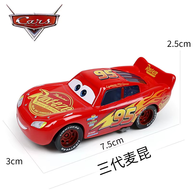 Disney Pixar Cars Lightning McQueen Jackson Storm Cruz Ramirez, Druckguss-Automodelle, 1:55, ab 14 Jahren - Bild 2