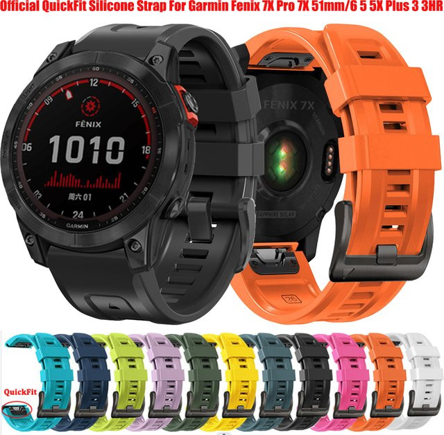 Garmin Uhrenarmband Silikon, Edelstahl, Unisex - Bild 1
