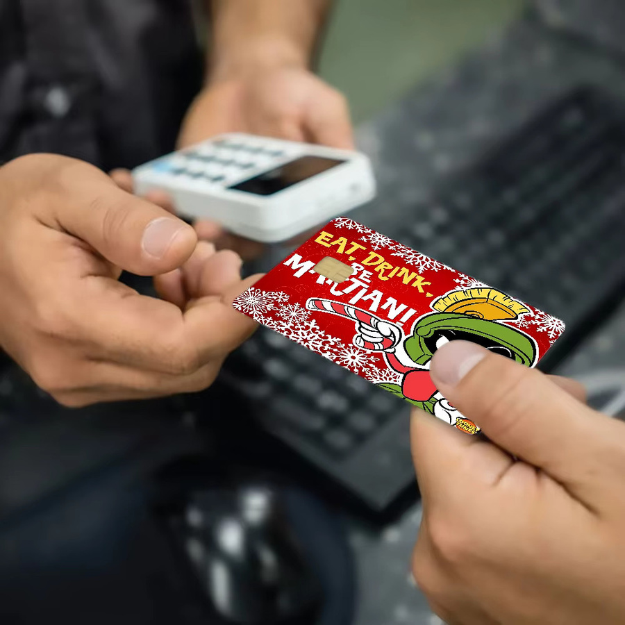 M-Marvin The M-Martian Cartoon Anime Sticker Skin für Debit- und Kreditkarten - Bild 5