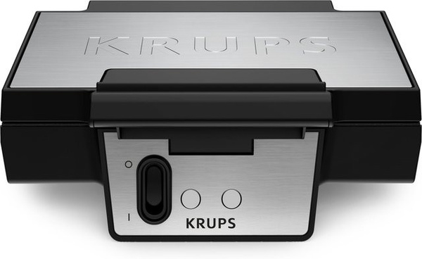 Krups Iconic Waffeleisen FDK261 Professional aus Edelstahl in Schwarz