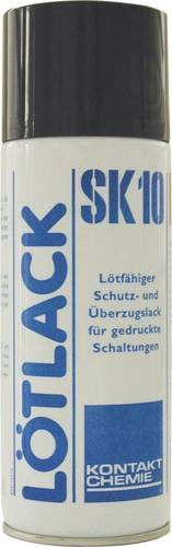 Kontakt Chemie LÖTLACK SK 10 74513-AA Leiterplattenlack Weiß 400ml - Bild 1
