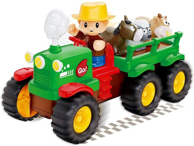 Linyi toy car Bauernhof-LKW-Traktor-Modellset, mit Licht und Musik, ab 4 Jahren - Bild 1