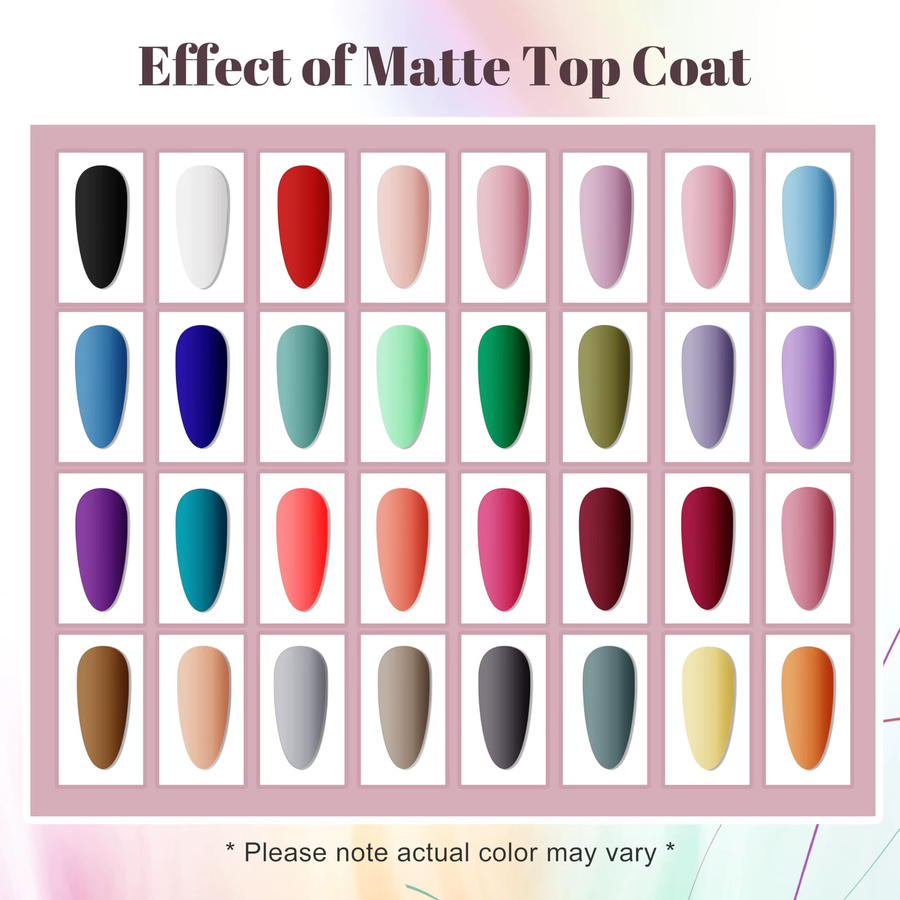 DUOLINGDAI Gel-Nagellack-Set, 36-teilig, glänzend, matt und glitzernd - Bild 2